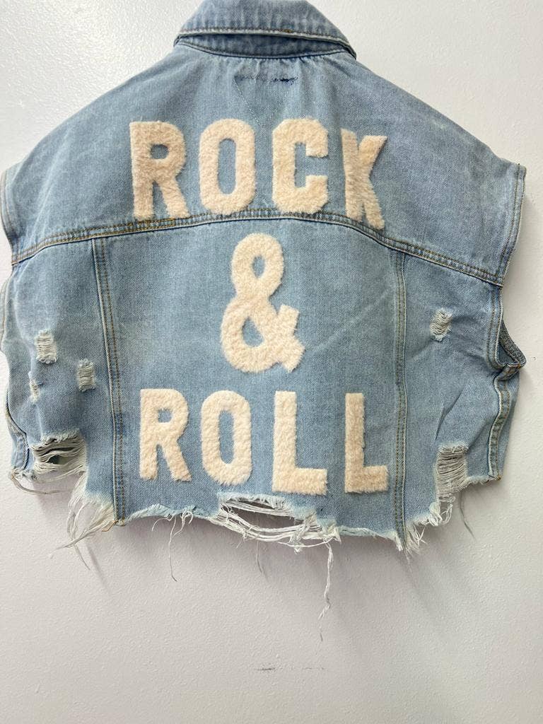 Rock and Roll Denim Vest | Classic