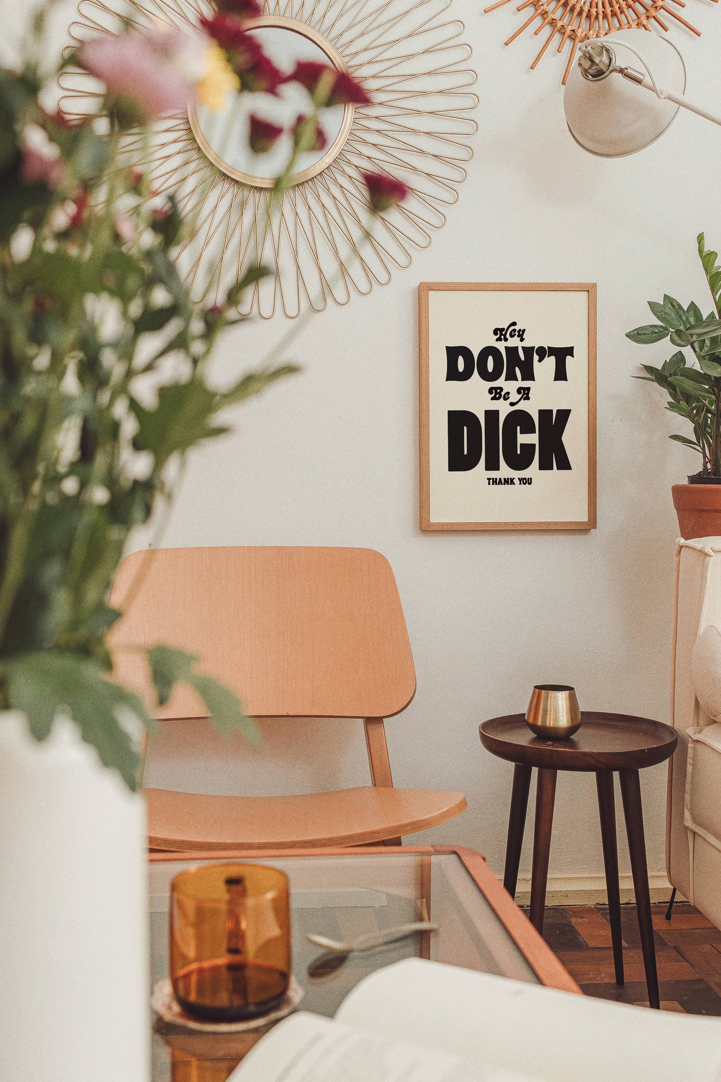 Don't Be a Dick Print