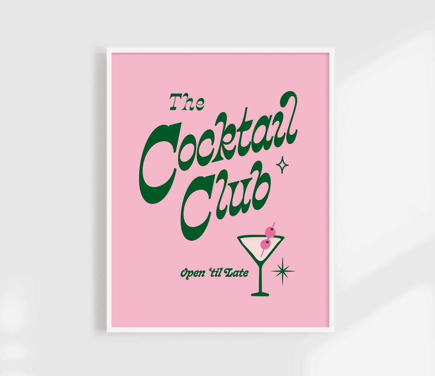Cocktail Club Print