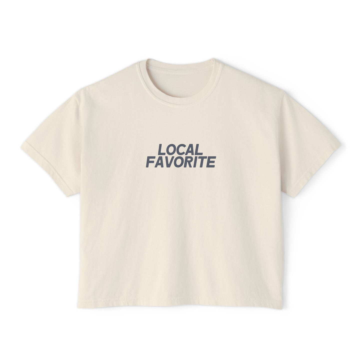 Local Favorite Boxy Tee | Graphic Shirt (plus size friendly)