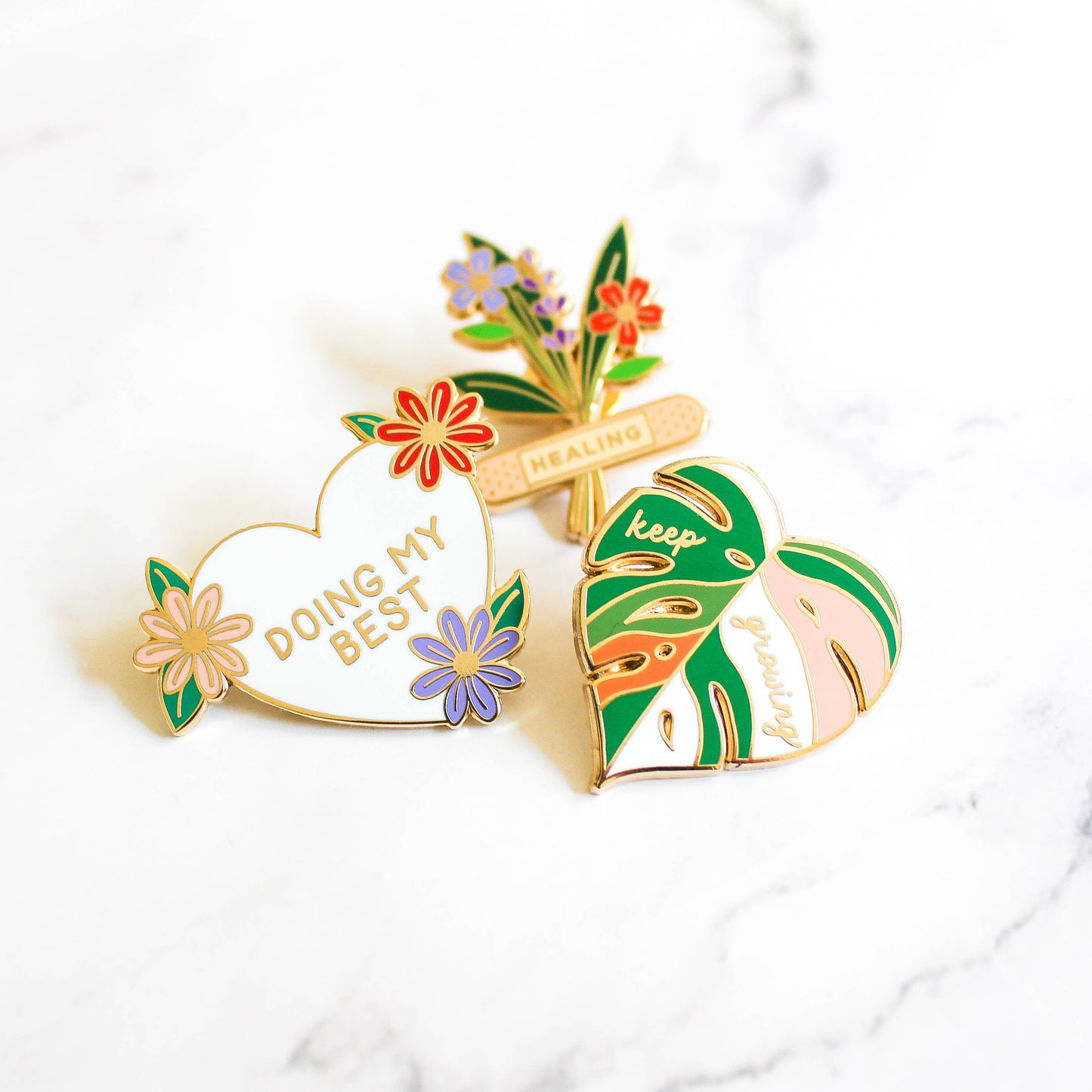 Doing My Best Enamel Pin