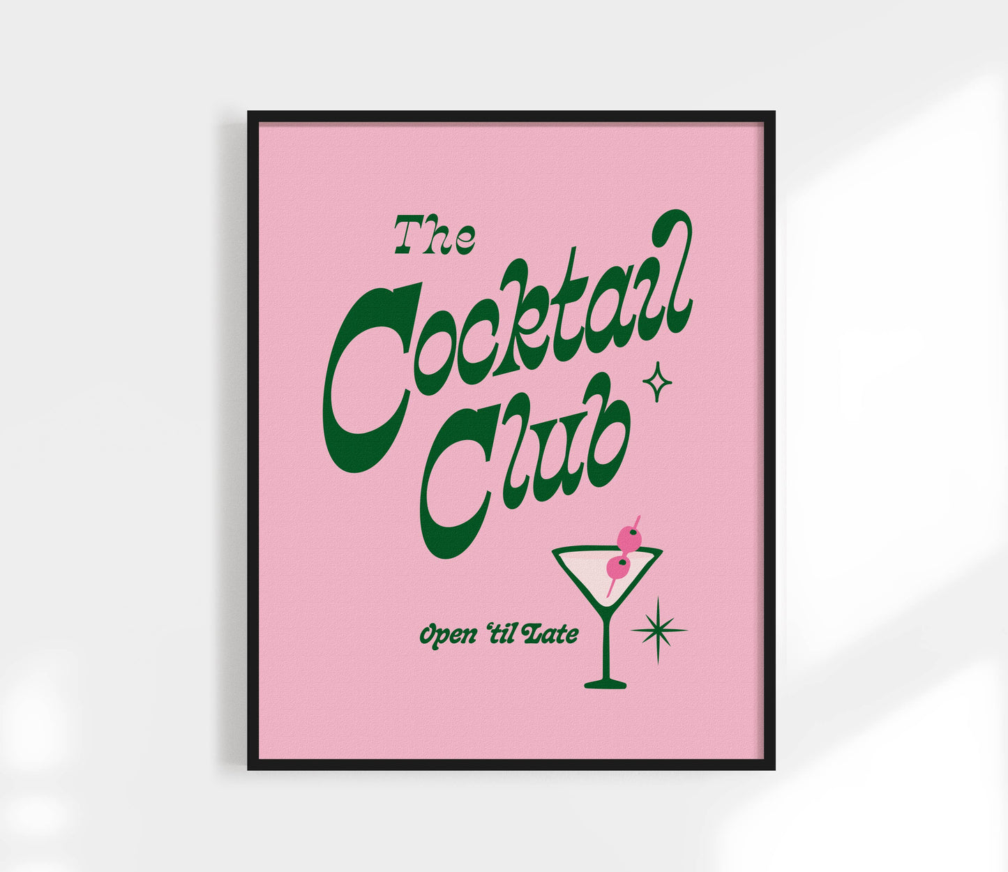 Cocktail Club Print