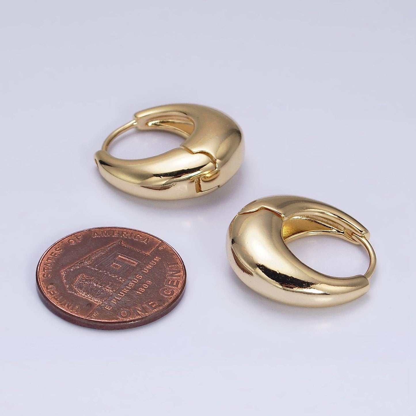 Subtle Wealth Huggie Earring | 14K Gold Filled