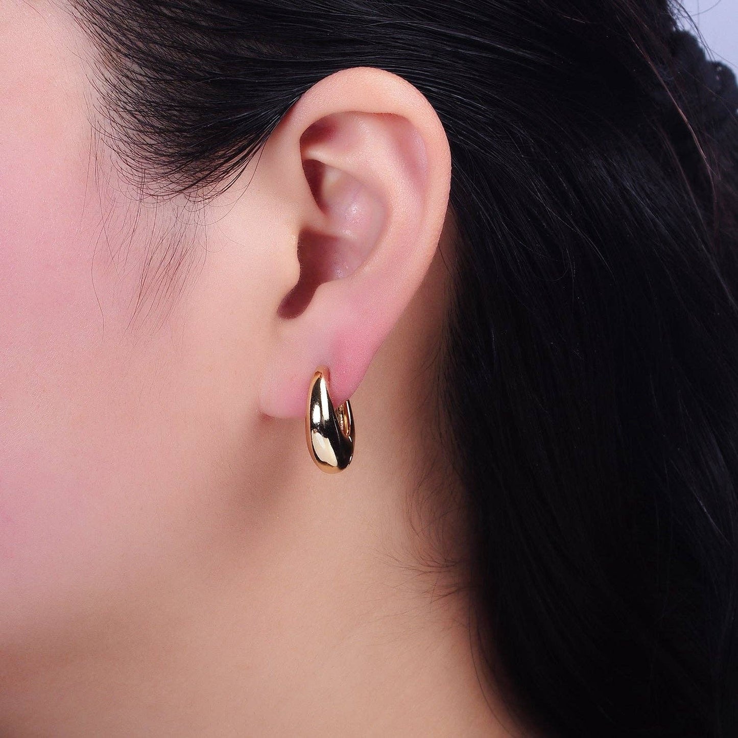 Subtle Wealth Huggie Earring | 14K Gold Filled