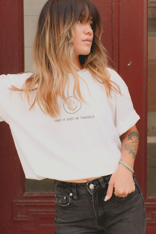 Take It Easy | Don't Trip Over What's Behind You Tee
