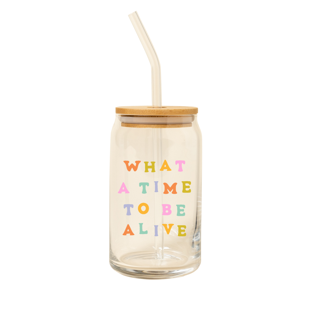 Fun Printed Can Glass