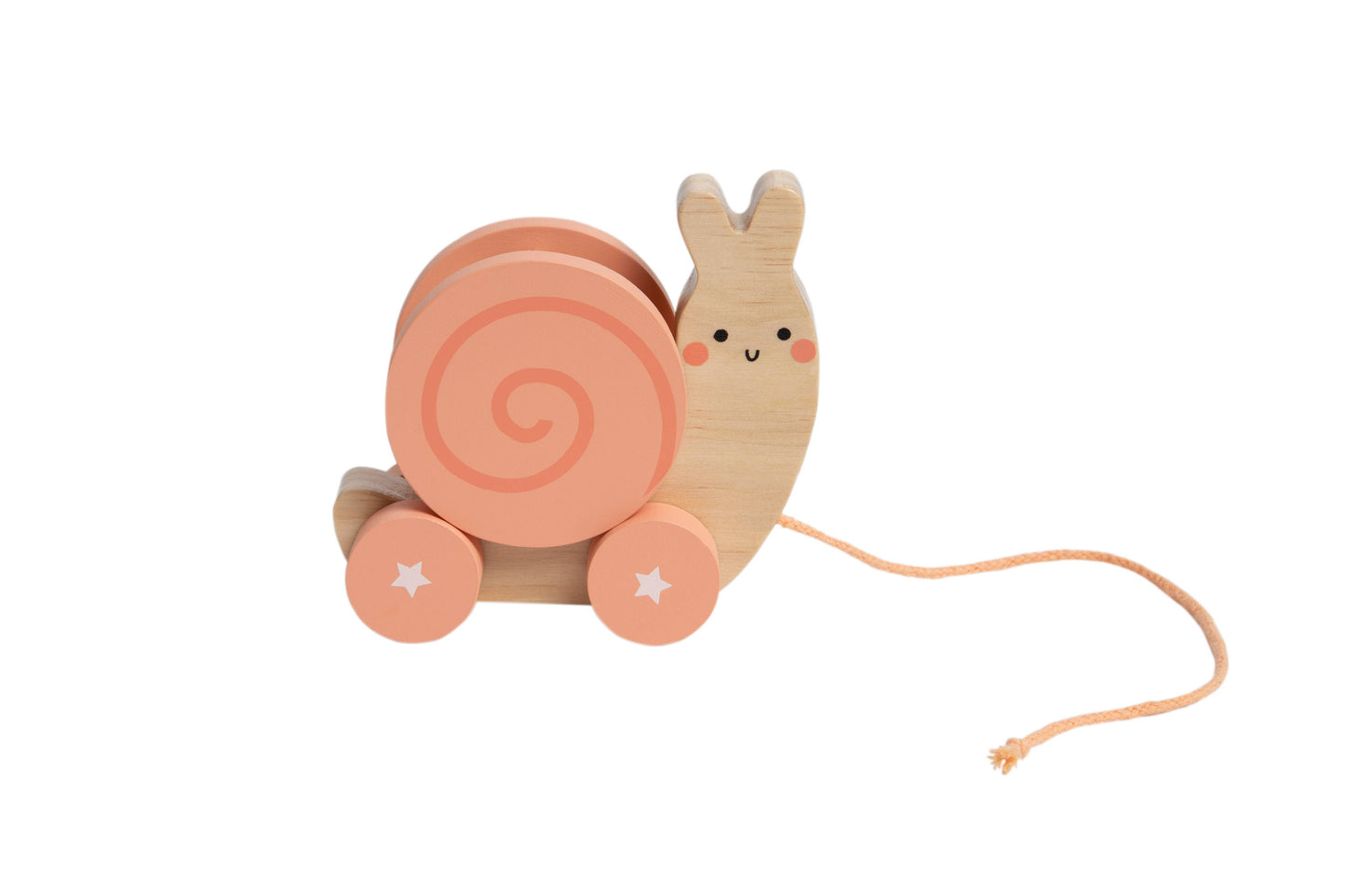 Wooden Snail Pull Toy