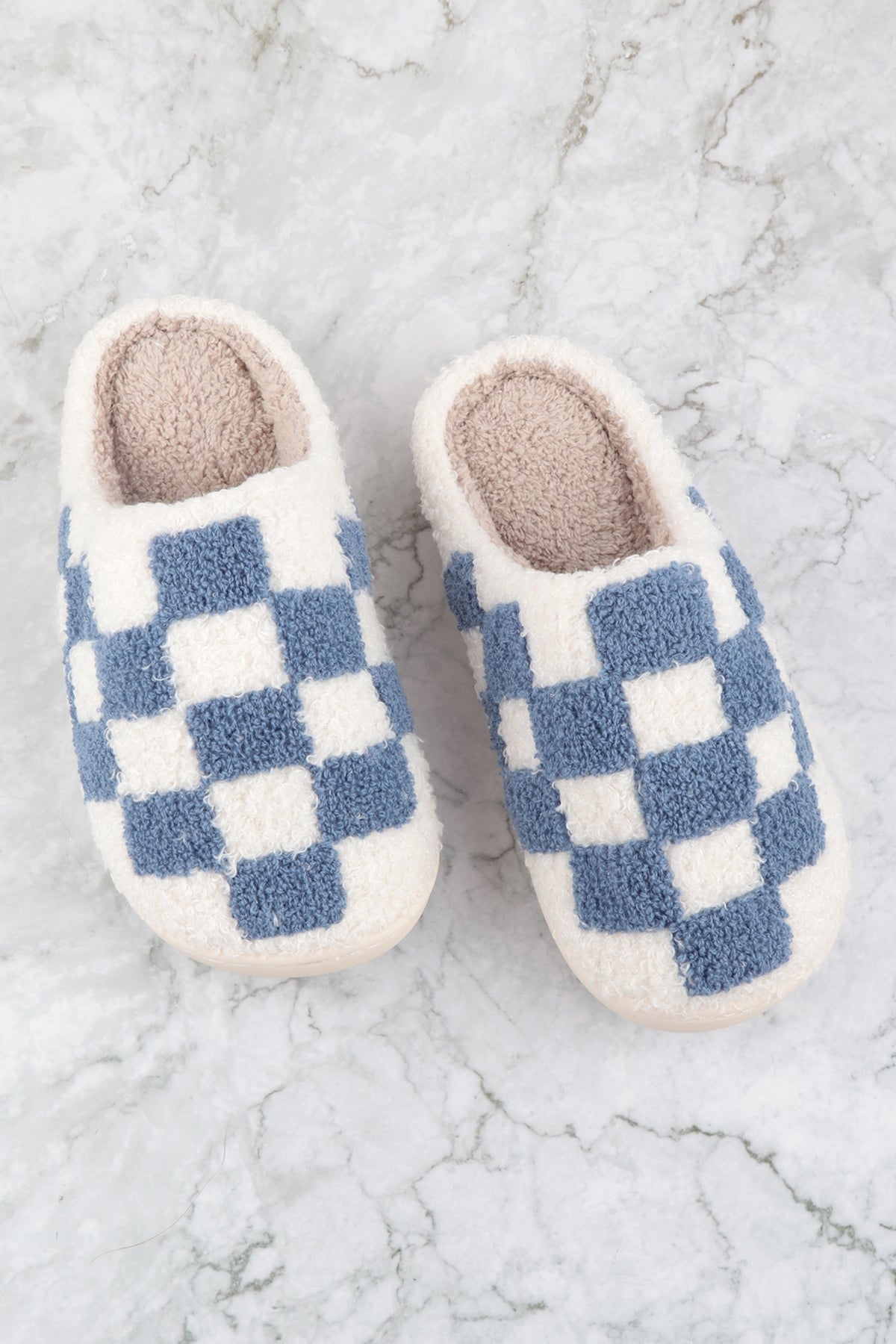 Checkered Cozy Slippers