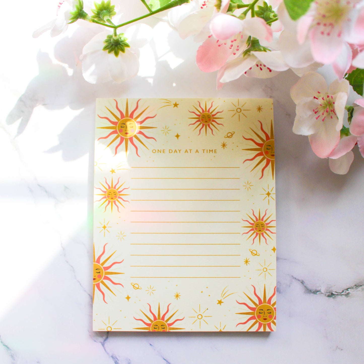 One Day at a Time Sun Notepad