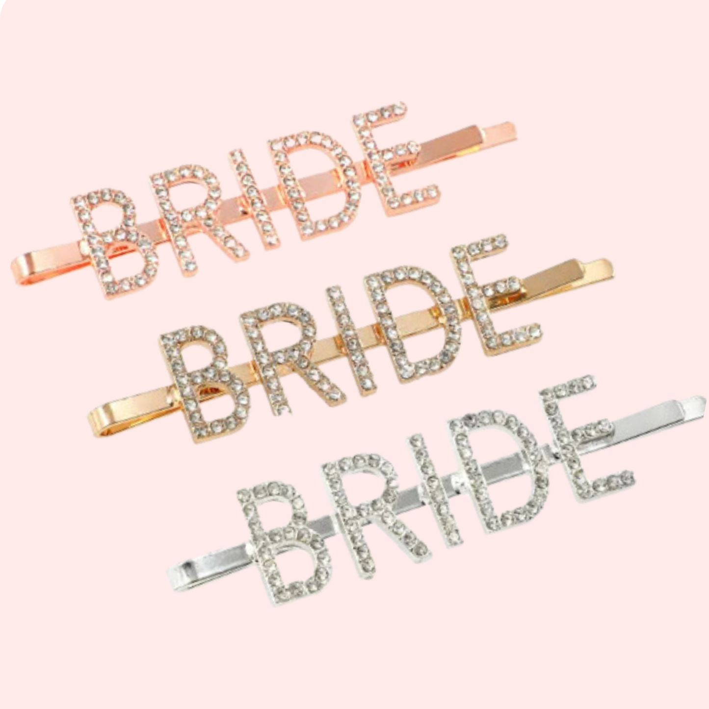 Rhinestone Bride Pin