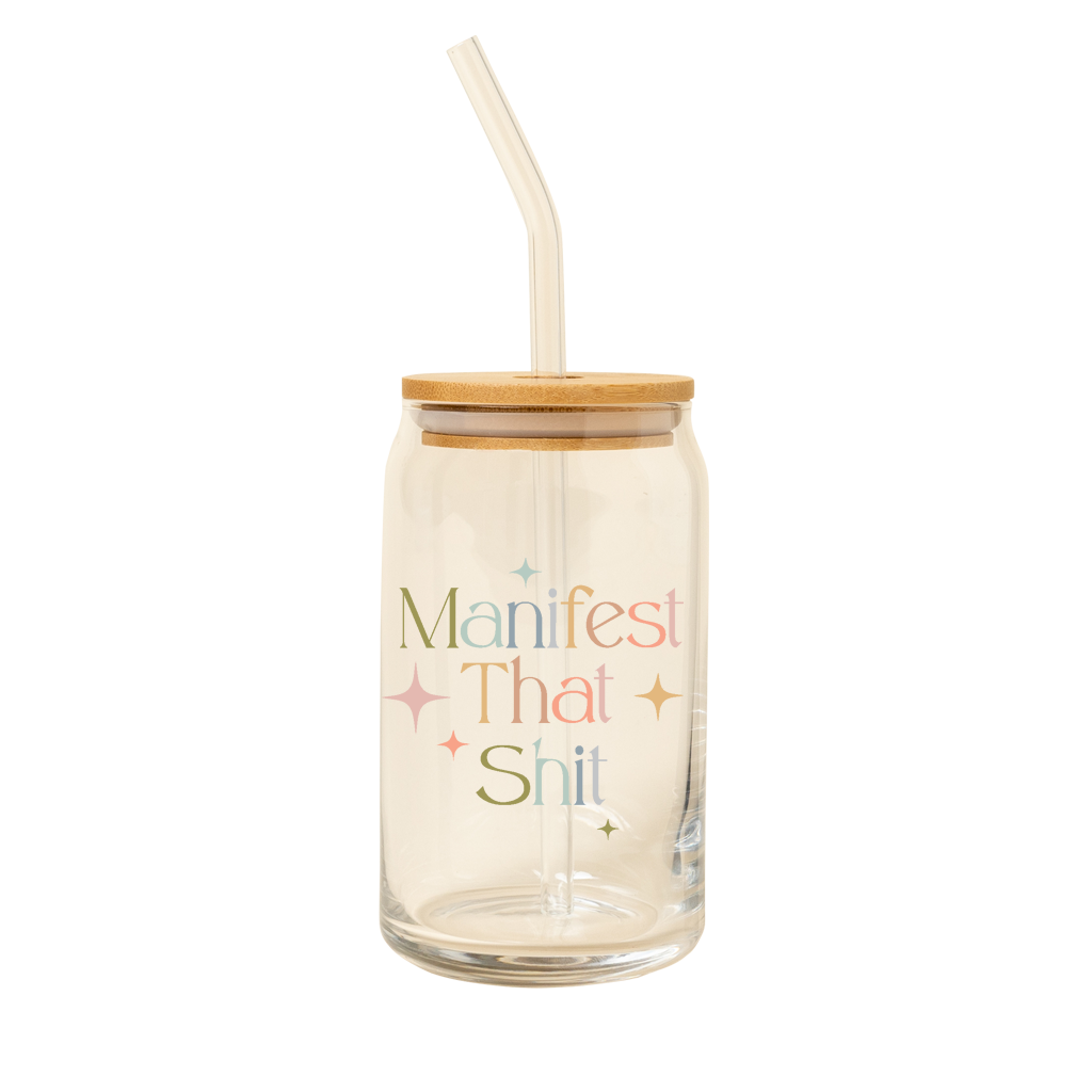 Fun Printed Can Glass