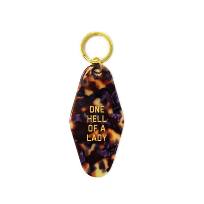 One Hell of a Lady Keychain