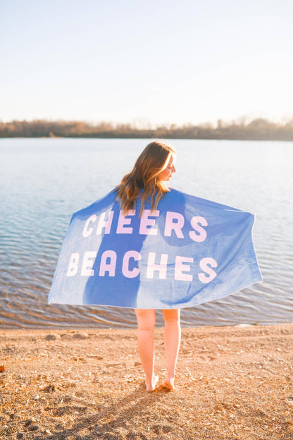 Cheers Beaches Bachelorette Beach Towel