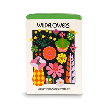 Wildflower Seeds Vase