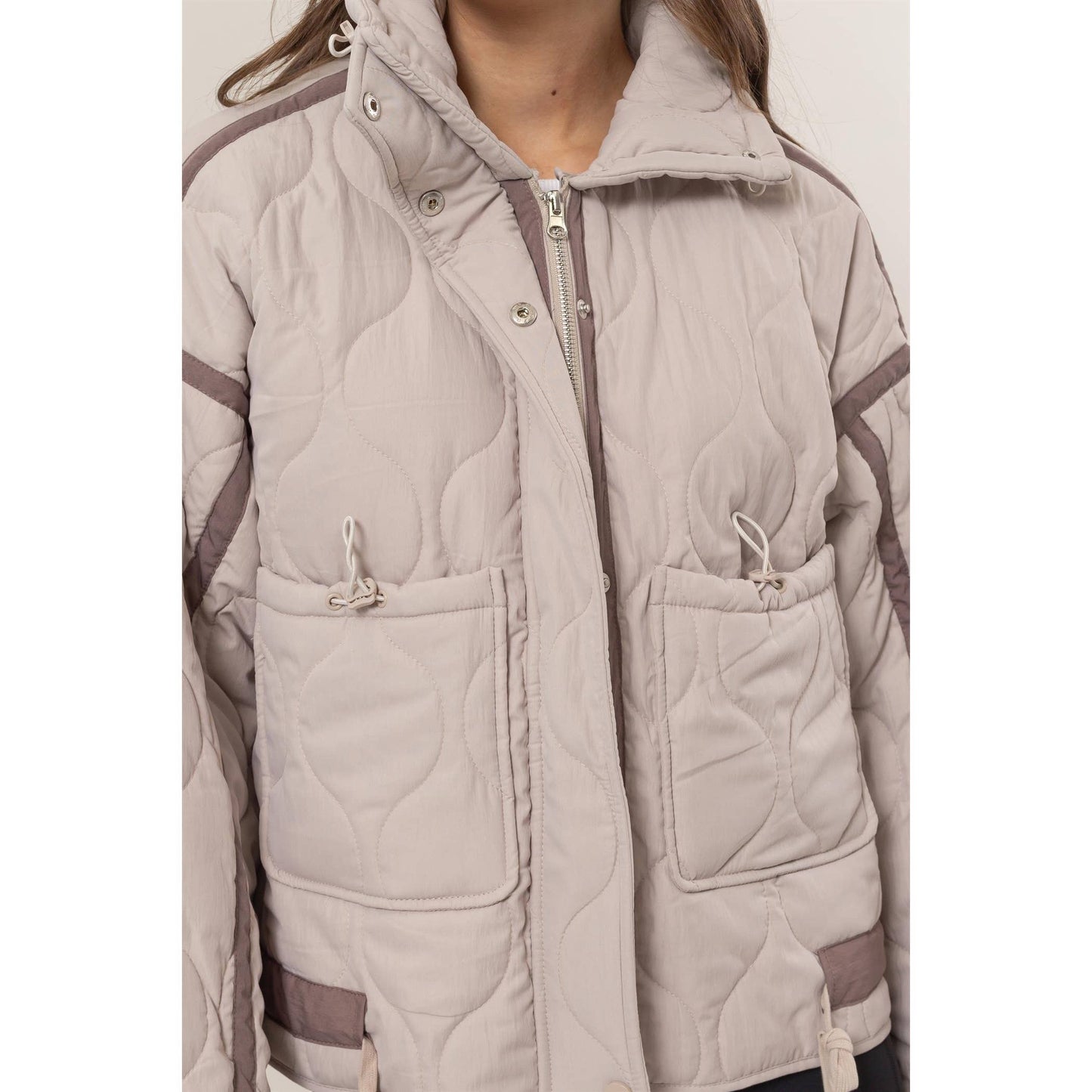 Book Club Quilted Puffer Jacket