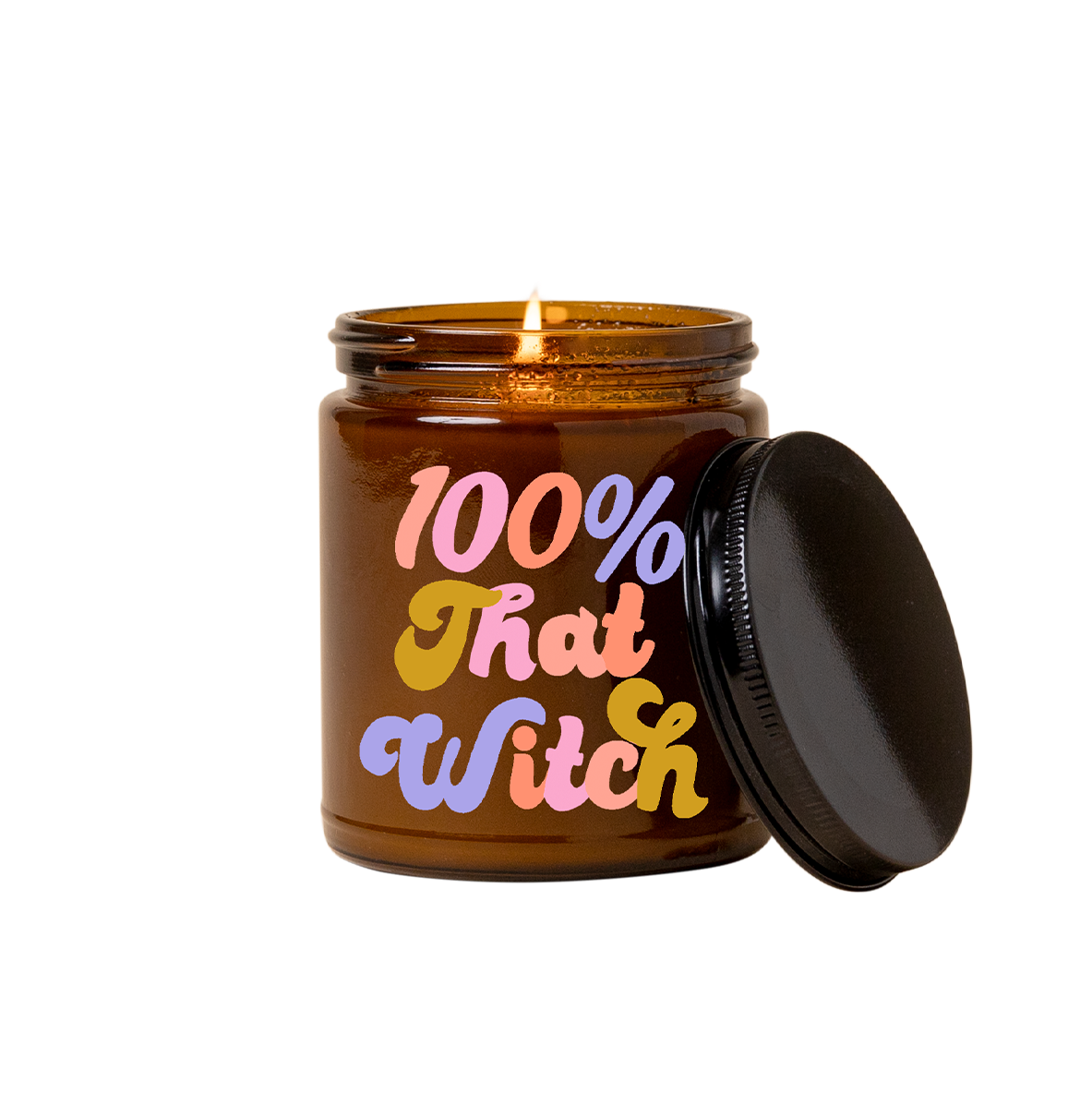 100% That Witch Halloween Candle