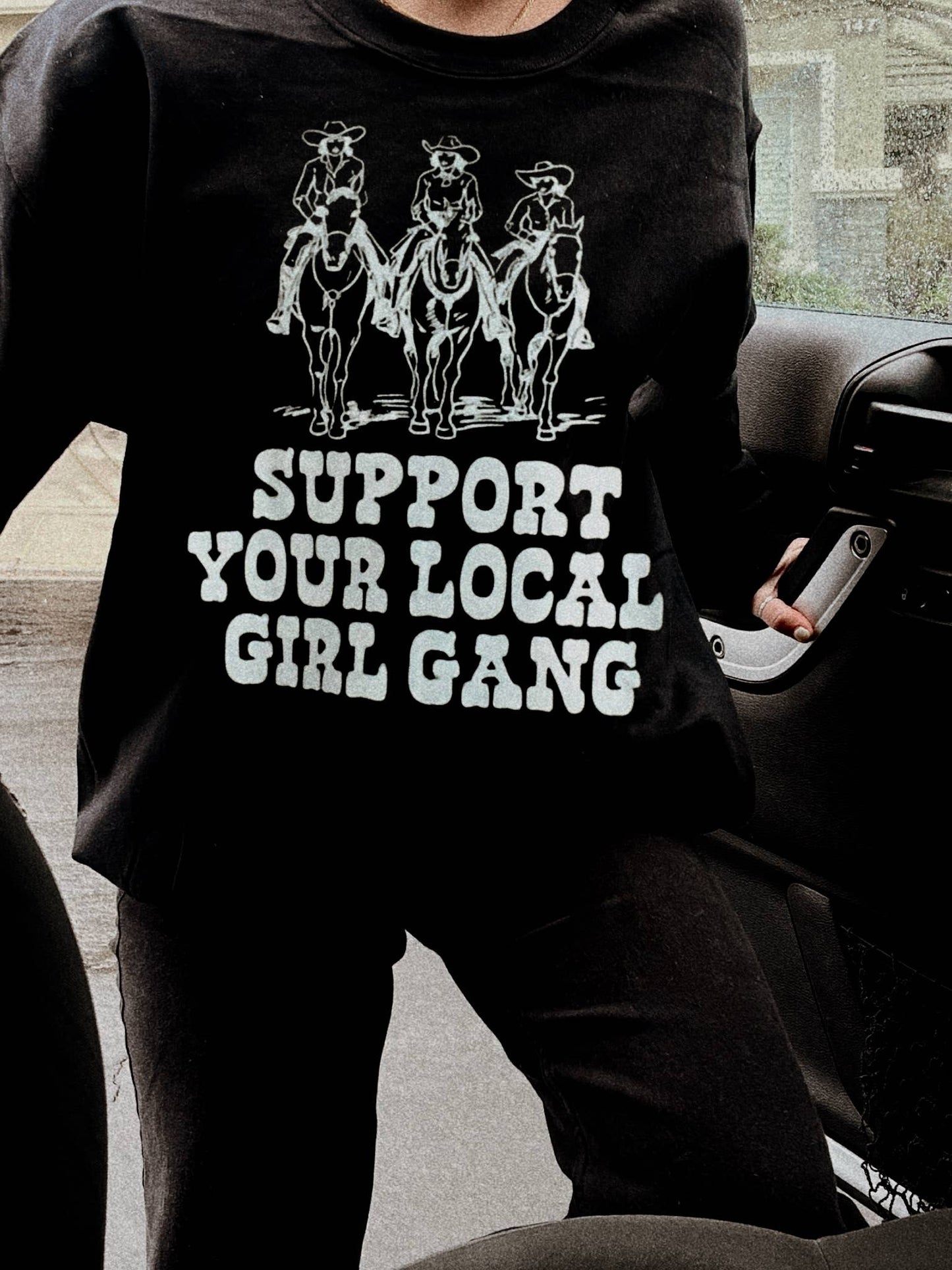 Support Your Local Girl Gang Crewneck | We The Babes