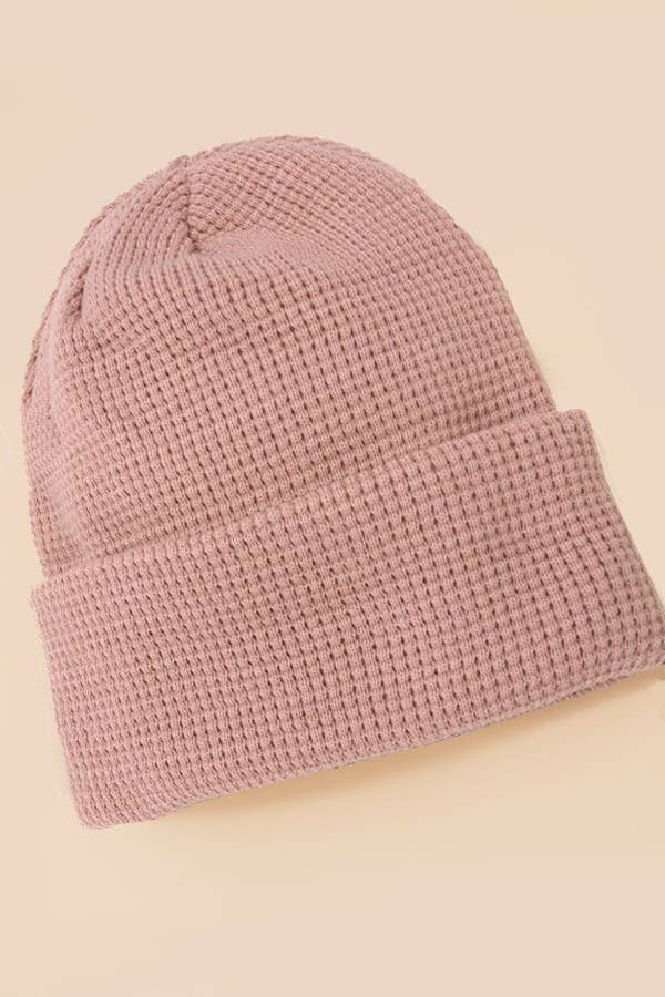 Soft Ribbed Knit Beanie