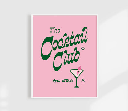 Cocktail Club Print
