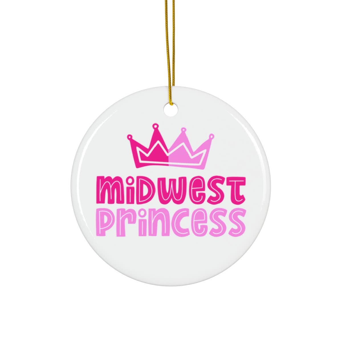 Midwest Princess Christmas Ornament