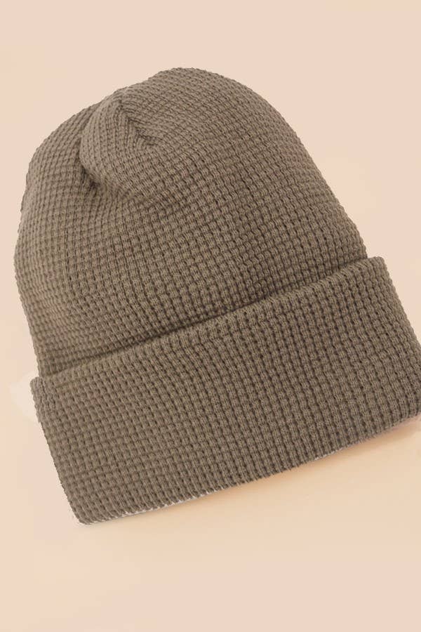 Soft Ribbed Knit Beanie