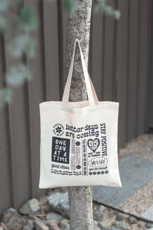 Mental Health Organic Tote Bag