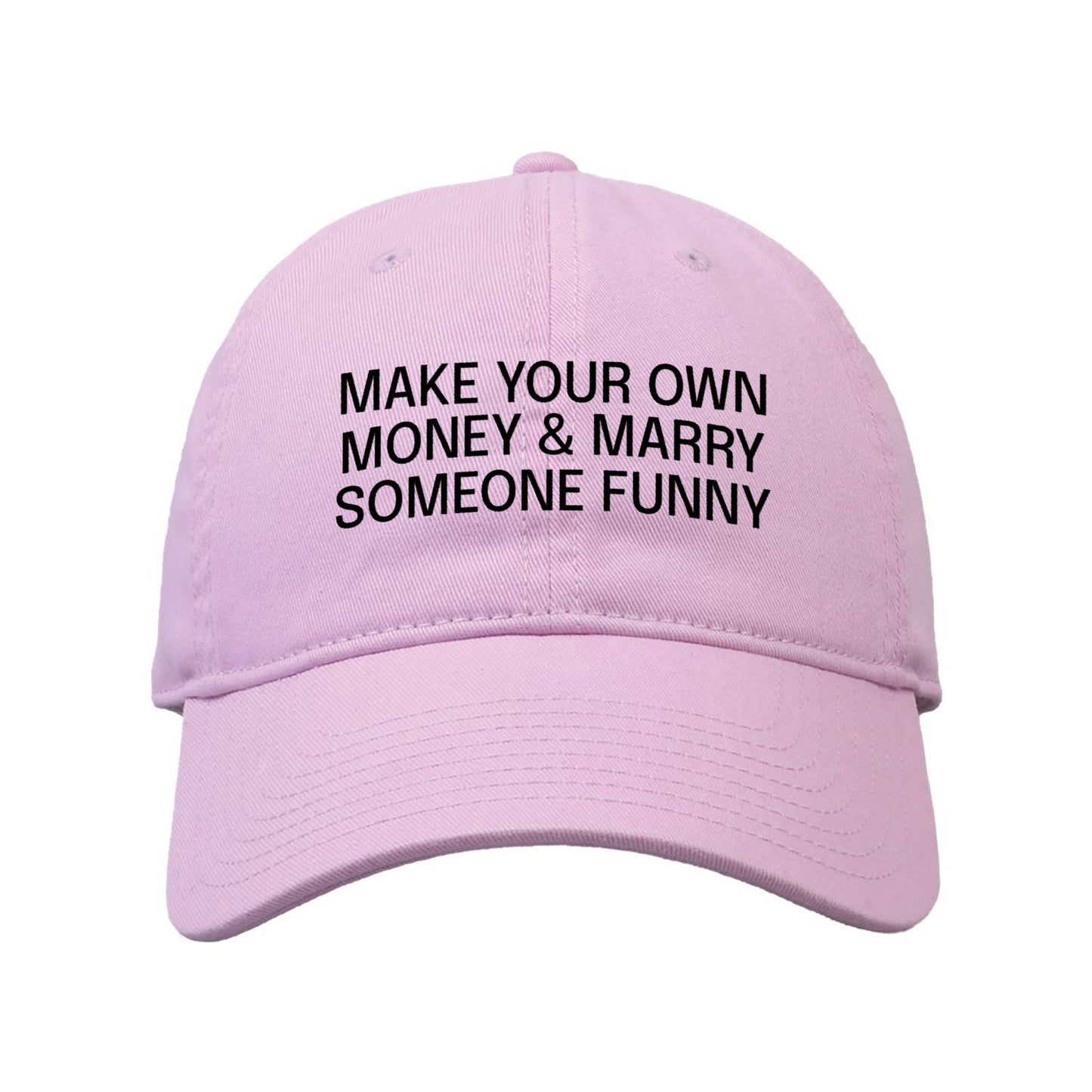 Money and Funny Embroidered Classic Twill Cap