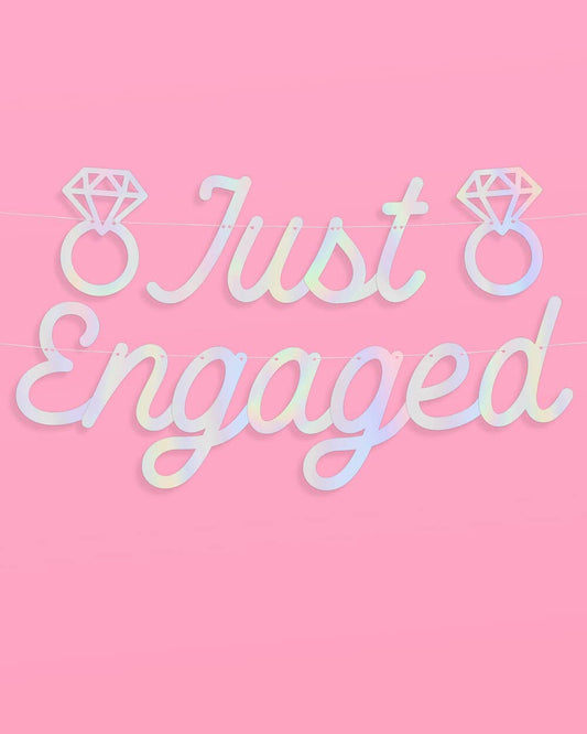 Just Engaged Banner