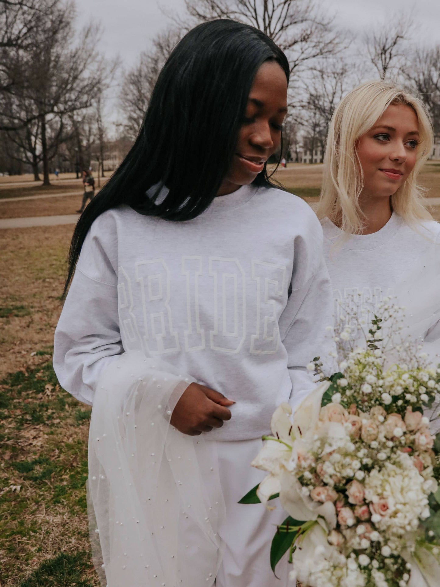 Bride Puff Ink Crewneck