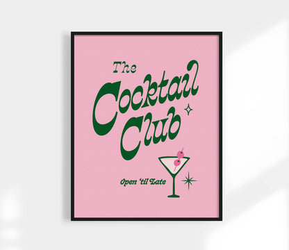 Cocktail Club Print