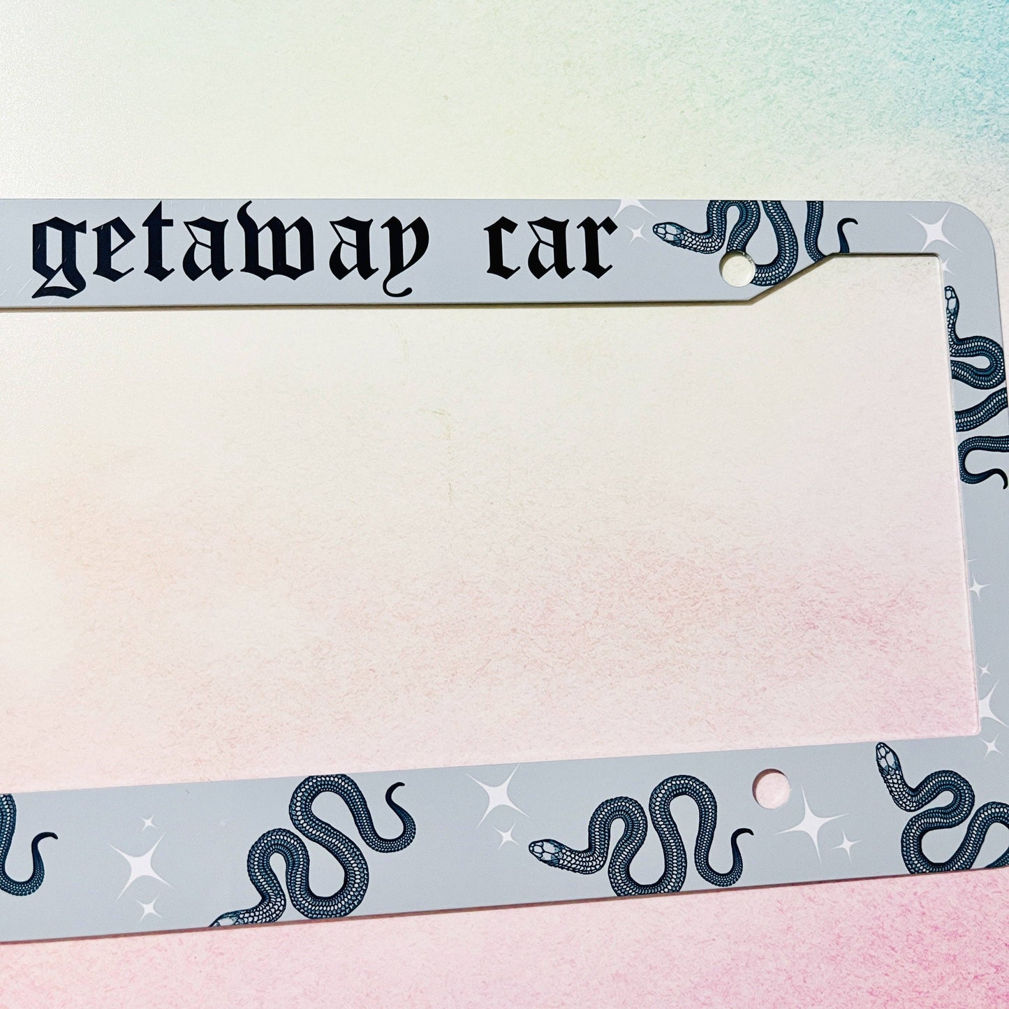 Getaway Car Swiftie License Plate Frame