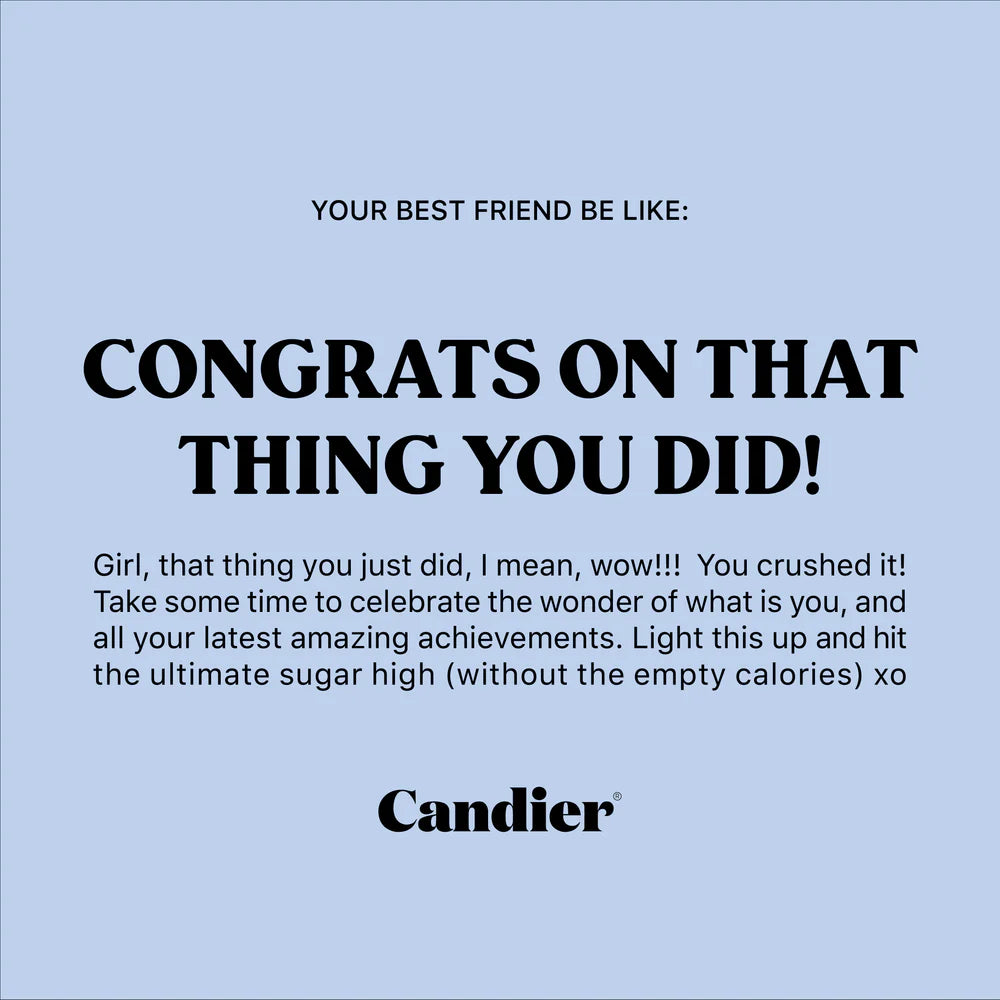 Congrats On That Thing You Did! Candle