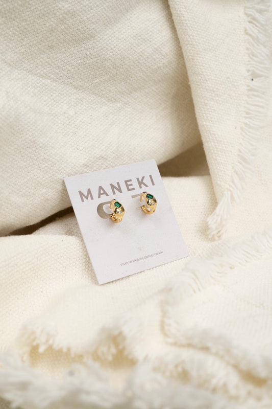 Cool Jewel Huggies | 14K Gold Filled