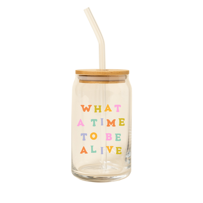 Fun Printed Can Glass