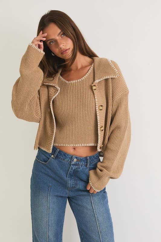 Gilmore 2 Piece Stitch Sweater Set