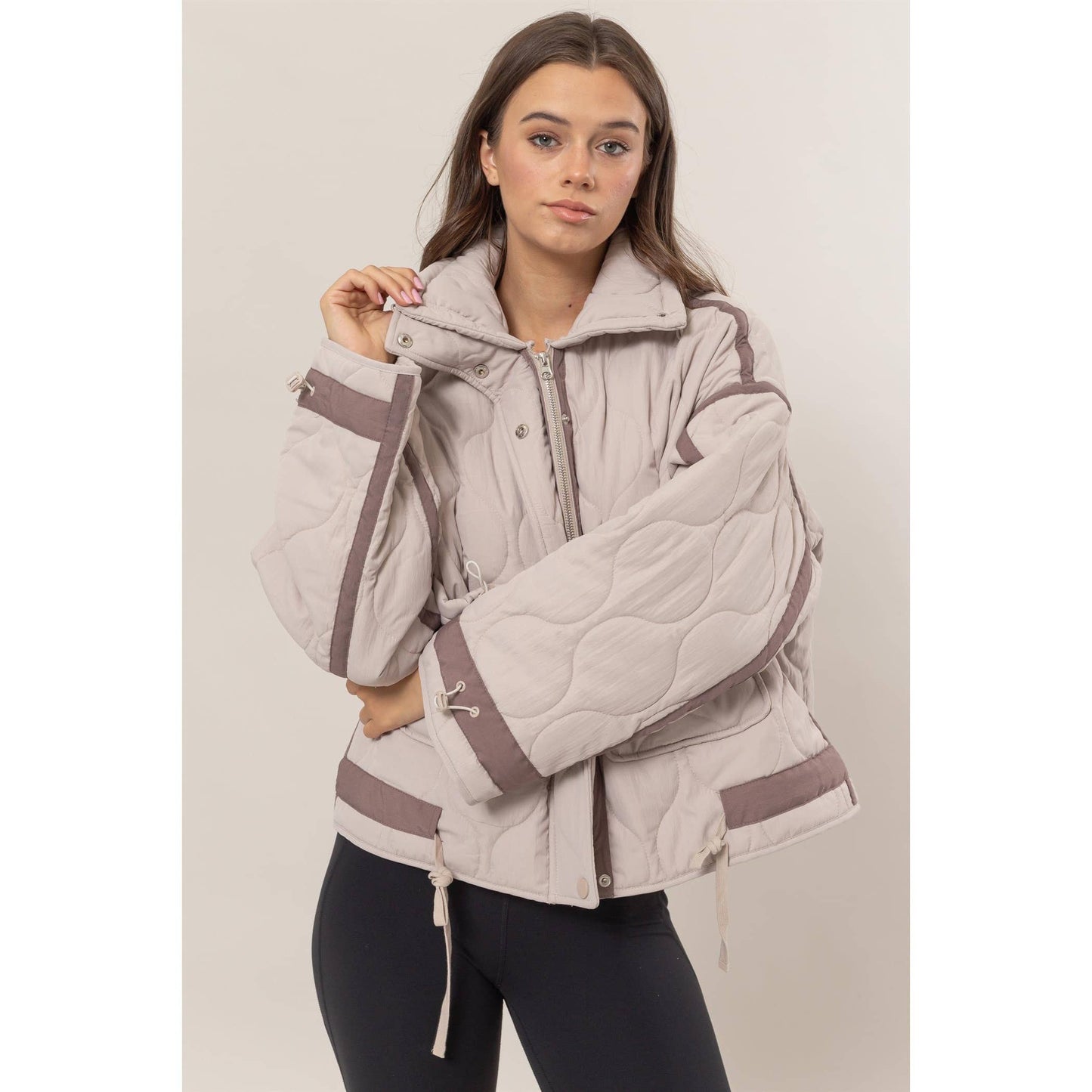 Book Club Quilted Puffer Jacket