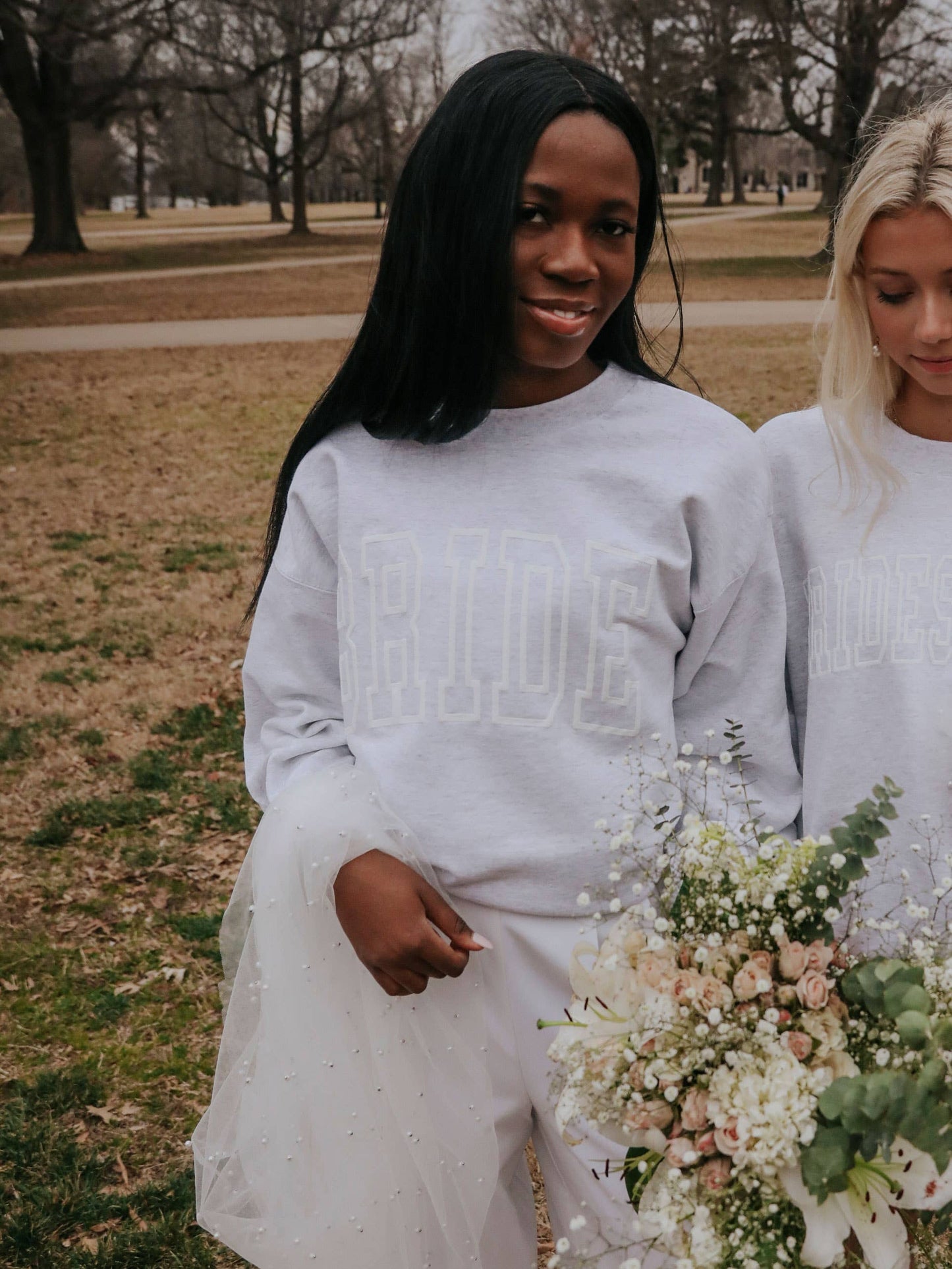 Bride Puff Ink Crewneck