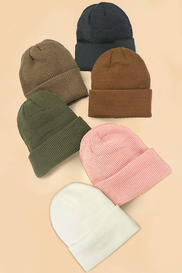 Soft Ribbed Knit Beanie