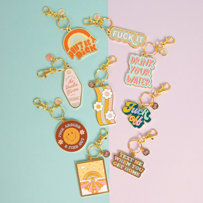 Drink Your Water Keychain
