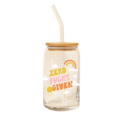 Fun Printed Can Glass