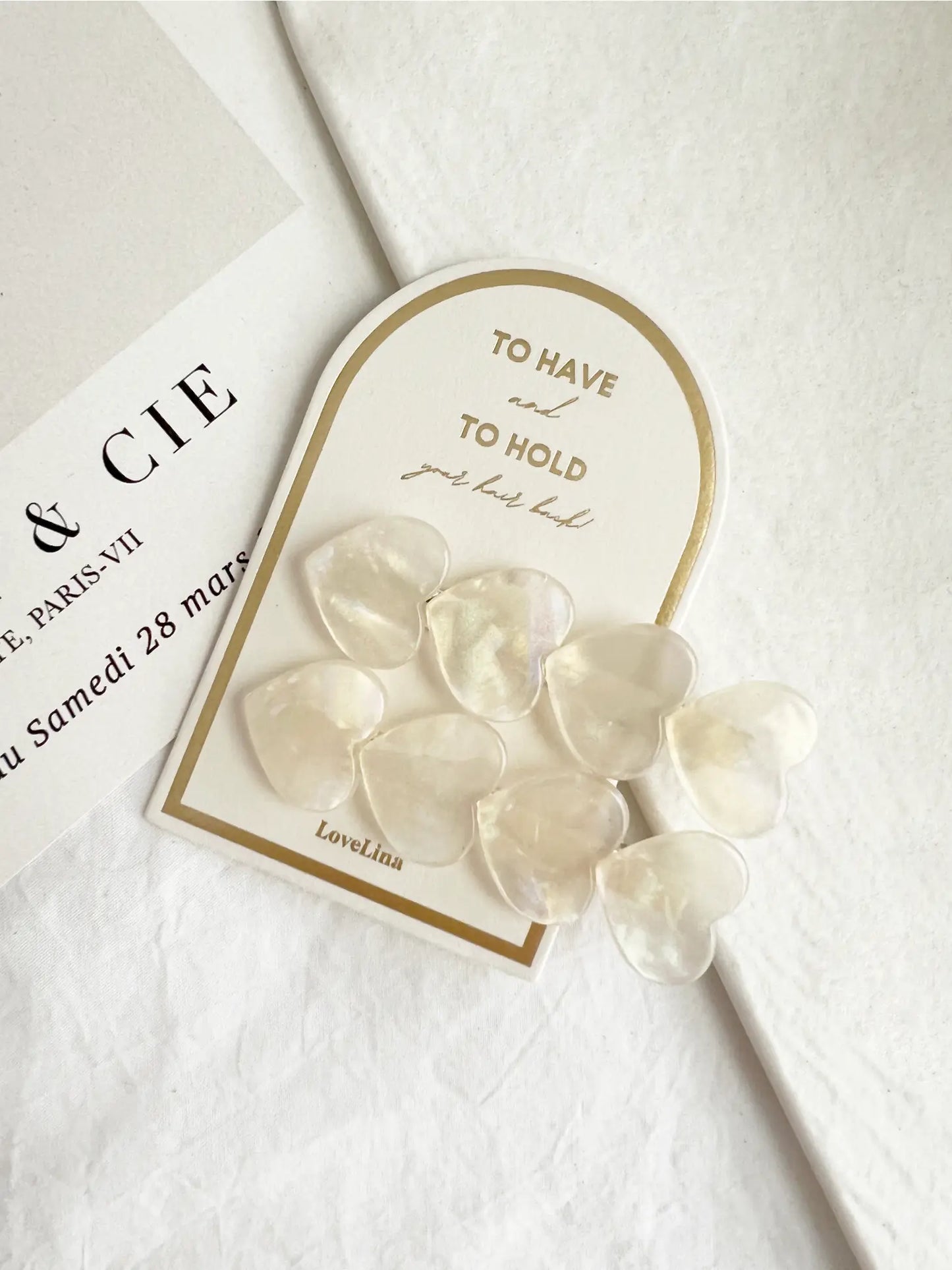 Bride Gift | To Have & To Hold Hair Clips