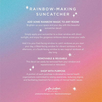 This Is Your Sign Rainbow-Making Suncatcher
