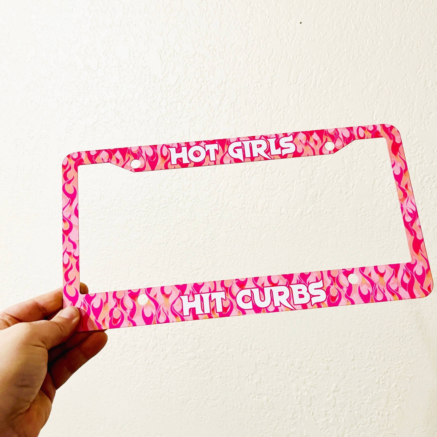 Hot Girls Hit Curbs | License Plate Frame