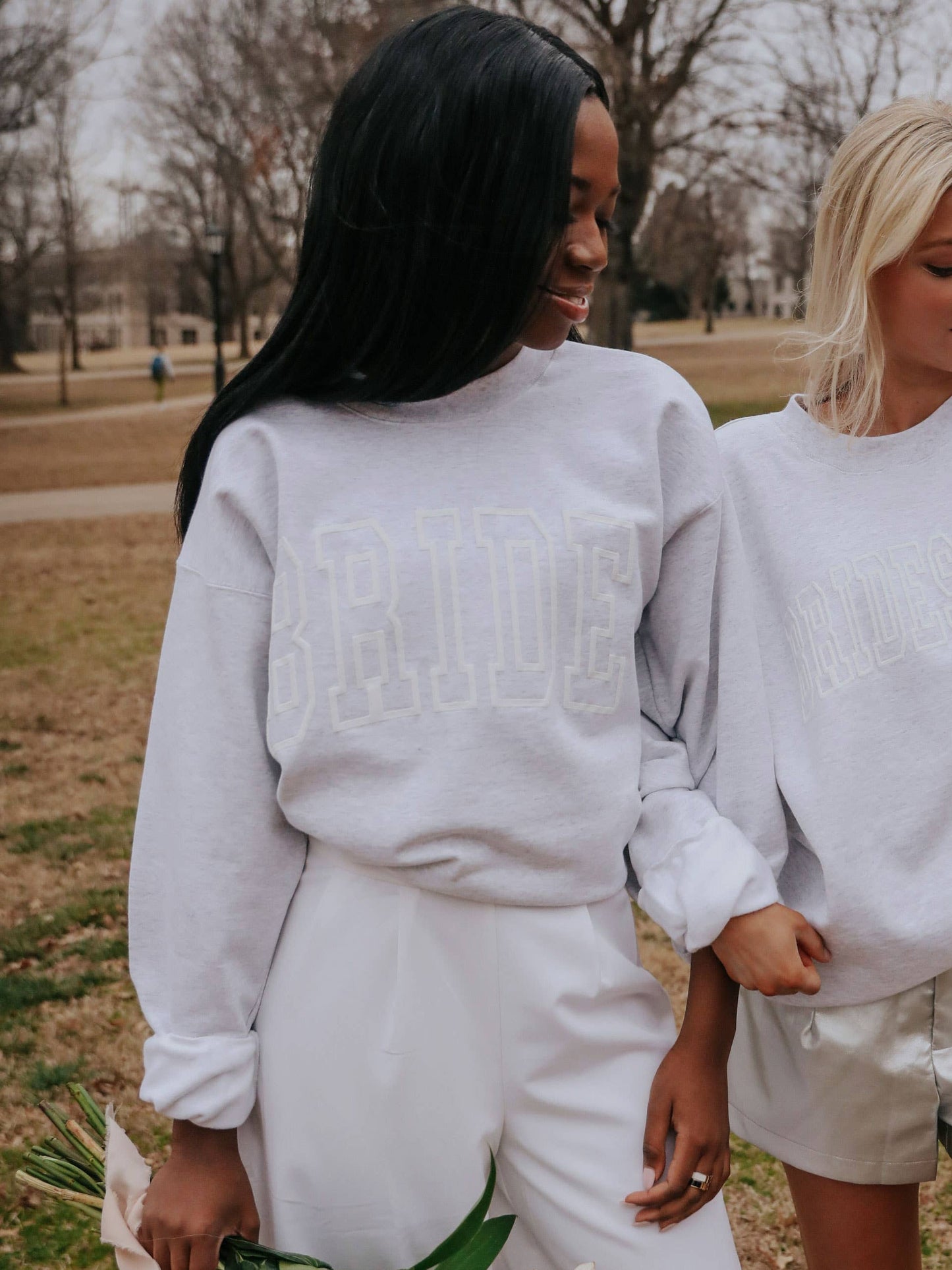 Bride Puff Ink Crewneck