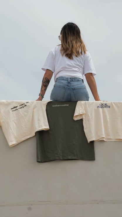 Raising The Future, Raising Hell Boxy Tee Mom Solidarity Shirt (plus size friendly)