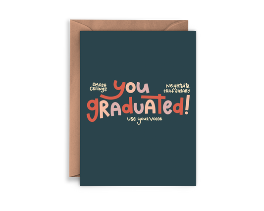 You Graduated Congrats Grad Card