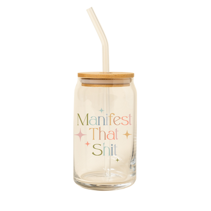 Fun Printed Can Glass
