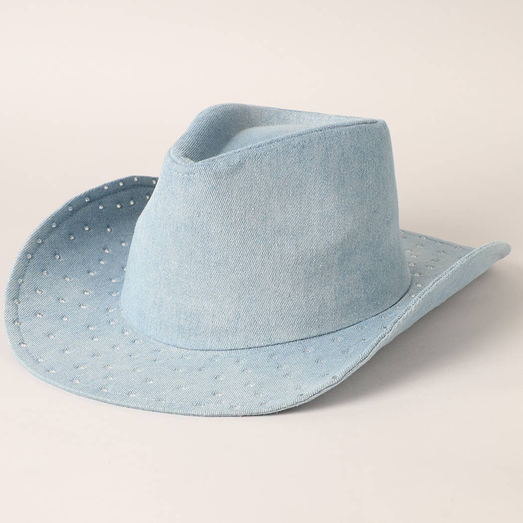 Texas Hold 'Em Crystal Cowboy Hat
