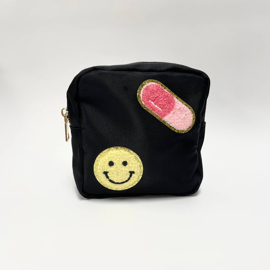 Smiley & Pill Pouch