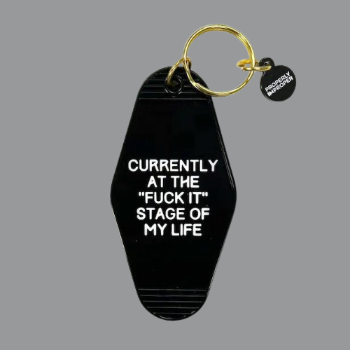 Fuck It Stage Of Life Key Chain